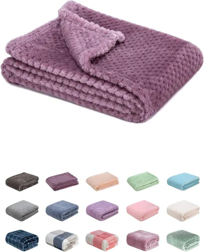 Miniatura 48 de Manta o manta mullida para bebé, suave, cálida y acogedora manta de vellón coral para niños pequeños, bebés o recién nacidos, para cuna, cochecito