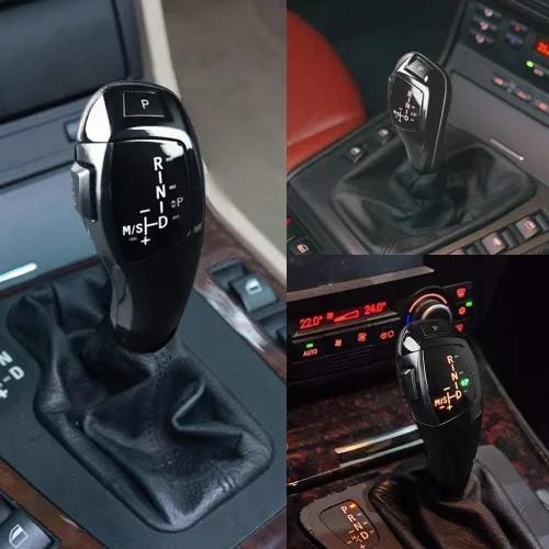 Miniatura 3 de KIMISS Pomo LED para palanca de cambios estilo F30, para E90 E92 E84 E89, transmisión automática, diseño LHD, palanca de cambios eléctrica