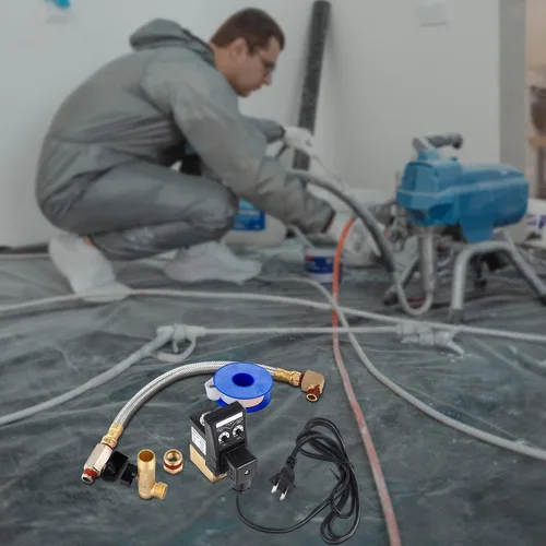 Miniatura 6 de Bonuci Kit de válvula de drenaje electrónica automática, válvula de agua de drenaje de tanque de 110 V para aire comprimido (separación)