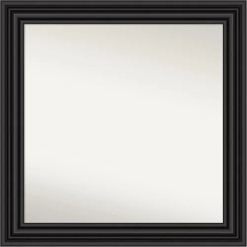 Miniatura 327 de Amanti Art Espejo personalizado, espejo de baño negro puente, espejo de pared o espejo de tocador de baño sobre el fregadero (26 x 26 pulgadas)
