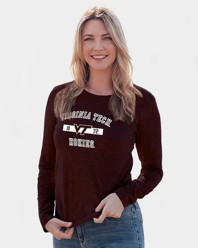 Miniatura 12 de Blue 84 NCAA - Camiseta de manga larga con licencia oficial de la NCAA para mujer, color del equipo atlético