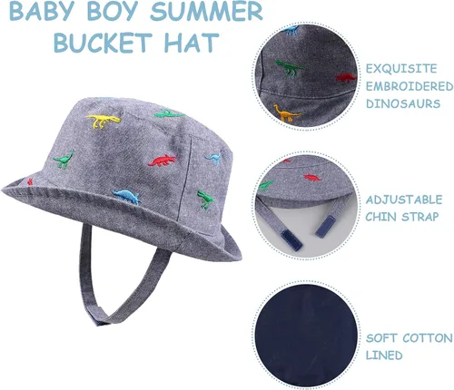 Miniatura 3 de Sombrero de sol para niños de 0 a 4 años con protección solar