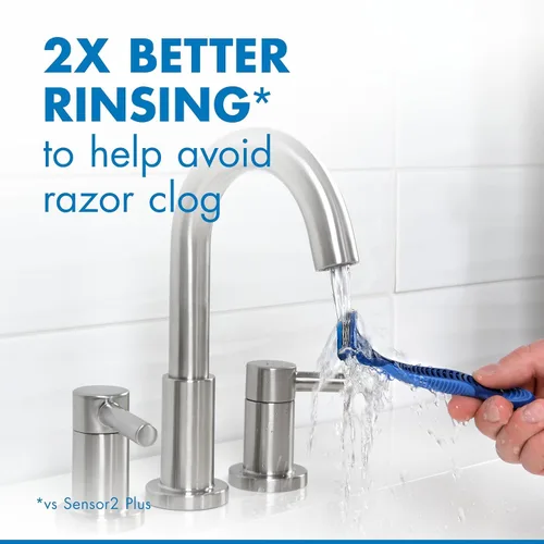 Miniatura 7 de Maquinillas de afeitar desechables Gillette Sensor3 Comfort para hombres, 8 unidades, Lubrastrip se desliza fácilmente sobre tu piel