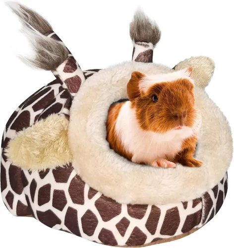 Miniatura 10 de LEFTSTARER Cama y Escondite para Conejo y Rata para Hurón, Erizo, Dormir y Ocultarse, Accesorios de Jaula de Juguetes para Pequeños Animales