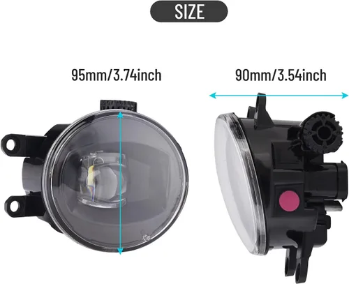 Miniatura 2 de SIEMID Nueva Generación Lámpara Antiniebla LED – Adaptación y Mejora para Toyota 4Runner, Tacoma, Tundra, RAV4, C-HR, Highlander, Venza, Sienna