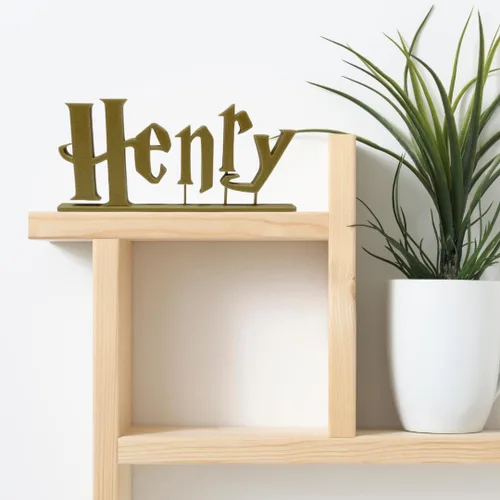 Miniatura 2 de Placa de nombre personalizada, Placa de nombre de estilo HP, Regalo de estilo HP, Decoración de estilo HP, Placa de maestro, Placa de escritorio