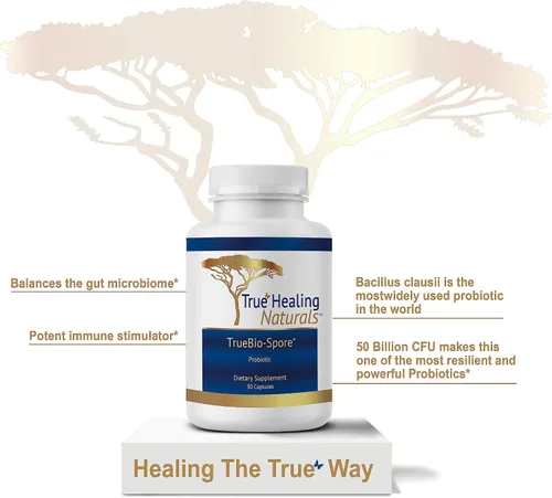 Miniatura 5 de True Healing Naturals - TrueBio-Spore - Suplemento probiótico - Resistente y potente con 50 mil millones de UFC de probióticos - 30 cápsulas