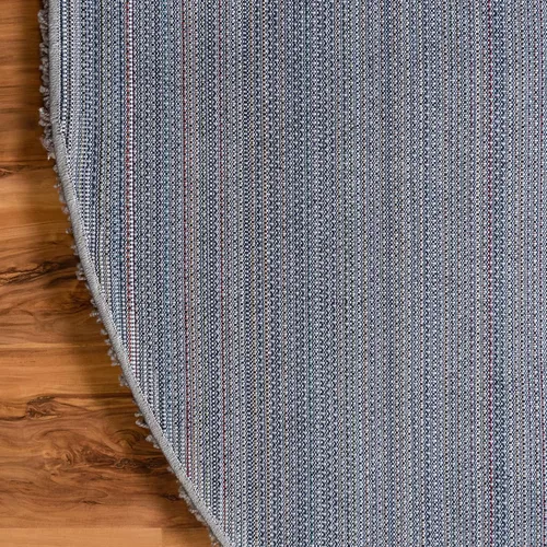 Miniatura 8 de Unique Loom Solid Shag Collection Alfombra de Área (5' 1" x 8' Ovalada, Gris Nube)