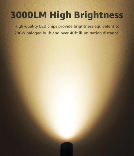 Miniatura 8 de SUNVIE Foco de 30 W para exteriores de 120 V del anochecer al amanecer, foco LED para exteriores enchufable con sensor de fotocélula de 3000 K