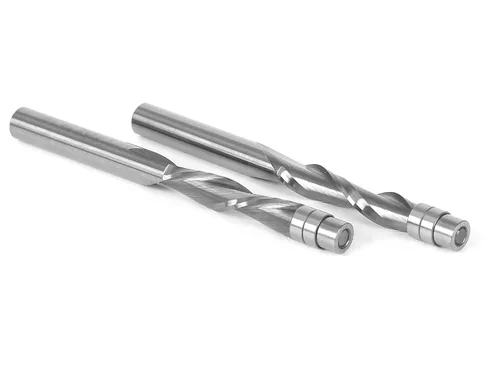 Miniatura 5 de YONICO Broca de carburo sólido para enrutador de corte empotrado en espiral de 1/4 pulgadas con corte superior de 1/4 pulgadas 14119