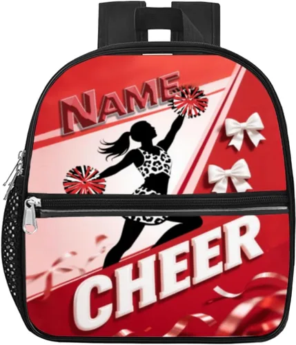 Miniatura 10 de Mochila transparente personalizada para niñas, mochila escolar de porristas de 12 x 6 x 12 pulgadas para mujeres, niños, adolescentes Azul