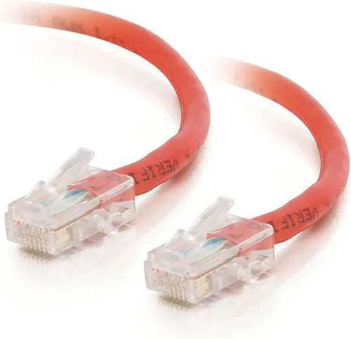 Miniatura 98 de C2G 24494 Cable cruzado Cat5e - Cable de conexión de red sin blindaje sin arranque, naranja (3 pies, 3.0 ft)