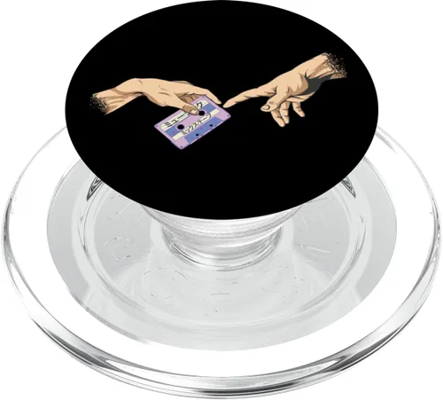 Miniatura 7 de Vaporwave Aesthetic Music Synthwave Vaporwave Audio Tape PopSockets Adhesive PopGrip