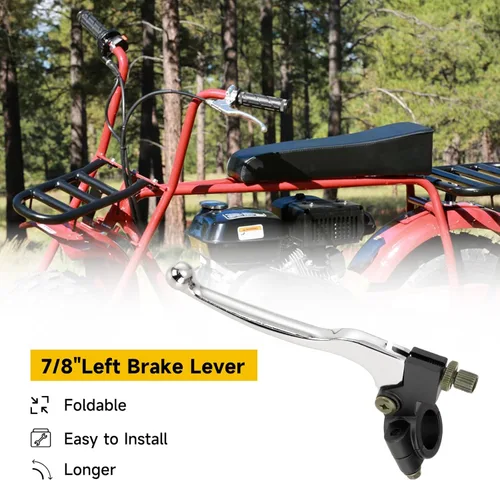 Miniatura 2 de HIAORS Palanca de freno y embrague de 7/8 pulgadas para bicicleta mini, pieza para Coleman CT200U BT200X Trail 200 CT100U CC100X Baja Massimo