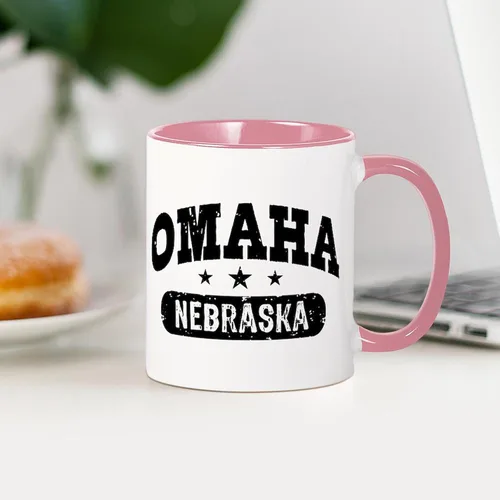 Miniatura 74 de CafePress I Love Nebraska Taza de café de cerámica de 11 oz (11.0 fl oz)