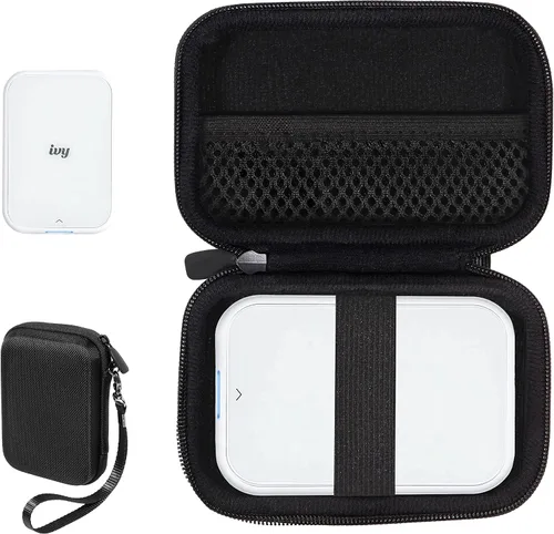 alltravel Estuche práctico para Canon IVY 2, IVY Mini impresora fotográfica, IVY CLIP+2, CLIP2, CLIP+, CLIP Impresora de cámara instantánea (negro)