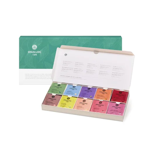 Miniatura 8 de OSULLOC Esencia de variación de té (42 unidades, 6 tipos x 7 ea), guía de regalos de Navidad, juego de regalo de té premium, tarjeta especial