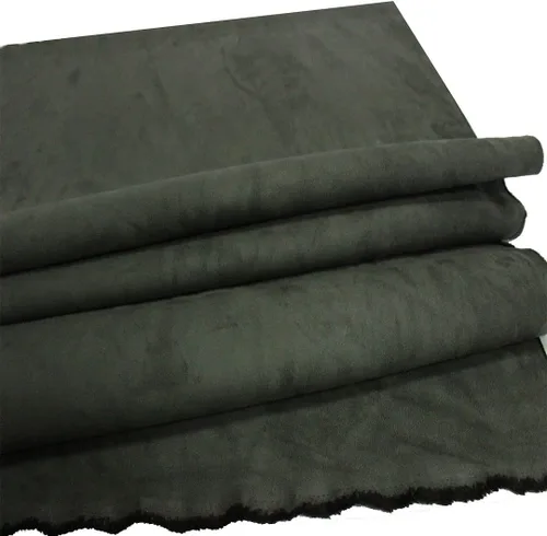 Miniatura 11 de Mybecca Funda para muebles de tela de gamuza negra de microgamuza y tela de uso general, tela de 58/60 pulgadas de ancho se vende por yarda