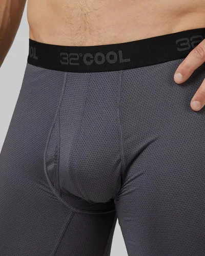 Miniatura 3 de 32 GRADOS - Calzoncillos tipo bóxer de malla activa para hombre, de secado rápido, paquete de 4