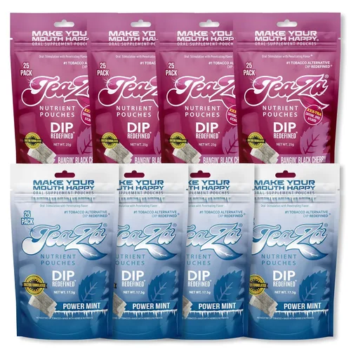 Miniatura 16 de Teaza Bolsas energéticas a base de hierbas, para masticar tabaco, alternativa sin nicotina, sin humo, tabaco alternativo y inmersión saludable