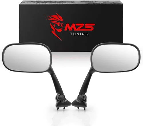Espejos retrovisores para motocicleta MZS compatible con Yamaha YZF R1 YZF-R1 RN23 RN24J 2009 2010 2011 2012 2013 2014