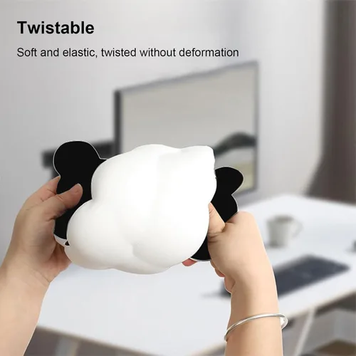 Miniatura 6 de Cloud - Juego de reposamuñecas para teclado y alfombrilla para mouse con reposamuñecas ergonómico, lindo soporte para reposamuñecas de espuma Blanco