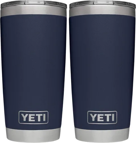 Miniatura 28 de YETI Rambler - Vaso de acero inoxidable con aislamiento al vacío de 20 onzas con tapa MagSlider Verde mar