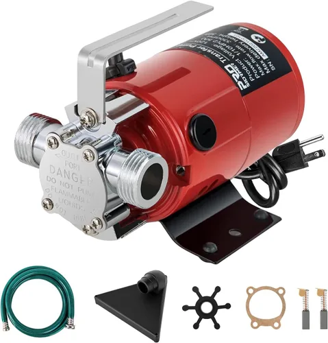 Miniatura 8 de Prostormer - Bomba utilitaria, 12 V CC 350 GPH eléctrica de 1/10 HP Mini bomba de transferencia de agua portátil con kit de manguera de agua, ideal