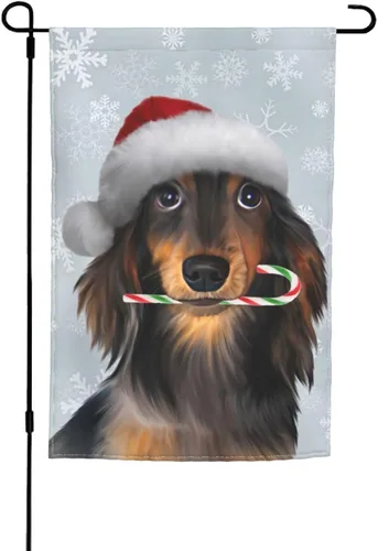Miniatura 29 de Bandera Hello Spring de jardín de Bernese Mountain Dog de 12 x 18 pulgadas de doble cara vertical pequeña para decoración de exterior de vacaciones
