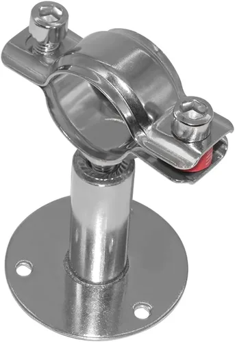 Miniatura 2 de Beduan Abrazadera de Soporte de Tubo de Acero Inoxidable de 2.25 Pulgadas para Montaje en Pared y Techo, Abrazadera Ajustable para Tubo de PVC