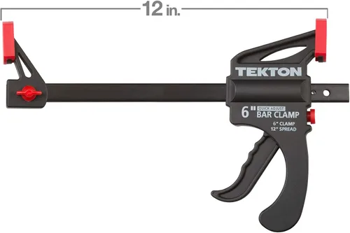 Miniatura 3 de TEKTON Abrazadera de Barra de Trinquete de 6 Pulgadas / Separador de 12 Pulgadas, Juego de 2 Piezas CLP51506