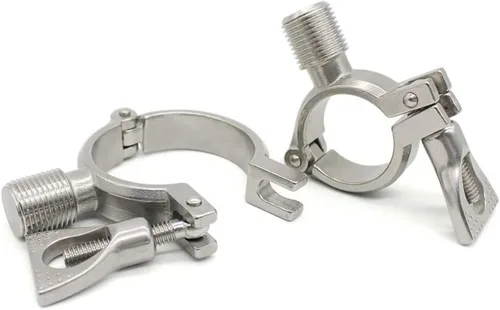 Miniatura 6 de Abrazadera de tubo de acero inoxidable 304 con rosca externa de 1/2 pulgadas, tubos de soporte para tubos pesados para el hogar, abrazaderas OD19mm