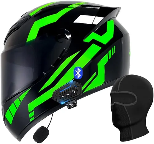 Miniatura 4 de Casco abatible con Bluetooth de cara completa para motocicleta, Bluetooth integrado, aprobado por DOT/ECE, múltiples rejillas de ventilación