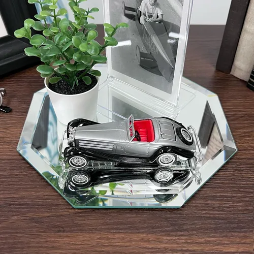 Miniatura 7 de Plymor Espejo de vidrio biselado octágono de 8 pulgadas de grosor de 0.197 in