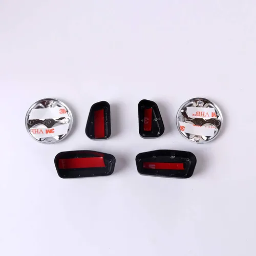 Miniatura 8 de Cubierta de botón de ajuste de asiento de coche cromada ABS para Alfa Romeo Giulia Stelvio 2017-2020