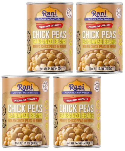 Miniatura 17 de Garbanzos Rani (Kabuli Chana) 128 onzas (8 libras) 3.63kg x paquete de 5 (total de 40 libras) a granel ~ Todo natural Vegano Sin gluten Sin