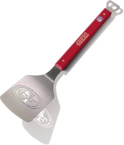 Miniatura 6 de YouTheFan NFL Sportula (espátula) de acero inoxidable de 18 pulgadas con abrebotellas