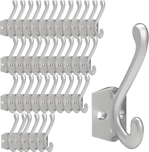 Miniatura 11 de CBWLWJ Paquete de 16 ganchos de pared resistentes para colgar en la pared, para sala de estar, baño, cocina, para abrigo, bolsa, bufanda, toalla