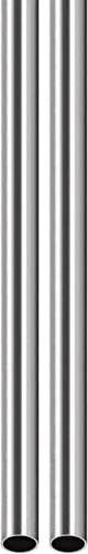 Miniatura 31 de DTGN Tubo de acero inoxidable 304 de 0.394 in x 0.016 in x 9.843 in (ODxWall TxL) - Paquete de 2 - Bueno para equipos de maquinaria - Tubería