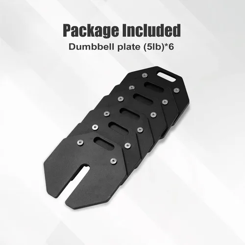 Miniatura 2 de Adjustable Dumbbell Weight Plates, Each 5lb Durable Versatile