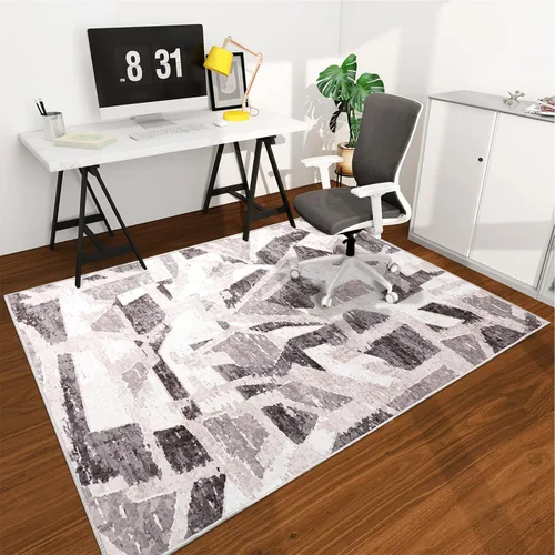 Miniatura 8 de chakme Tapete para silla de oficina para suelo de madera dura, 48 x 36 pulgadas, protector de escritorio de computadora de fácil deslizamiento
