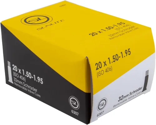 Miniatura 26 de Sunlite Tubos de válvula Schrader Standad, varios tamaños Negro