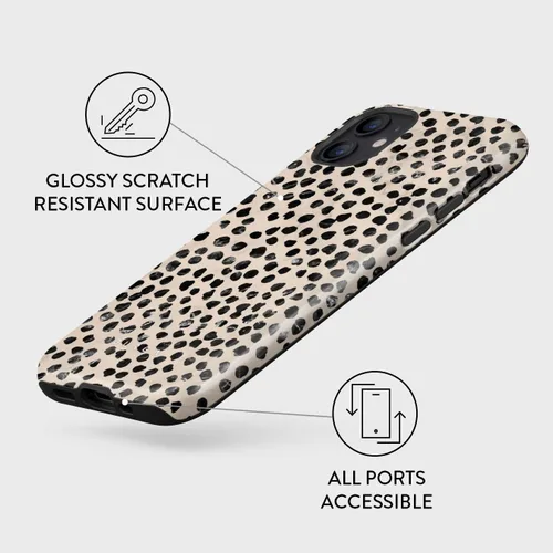 Miniatura 4 de BURGA - Funda compatible con iPhone 12, apta para carga inalámbrica, carcasa rígida híbrida de 2 capas + funda de silicona, resistente, ajuste
