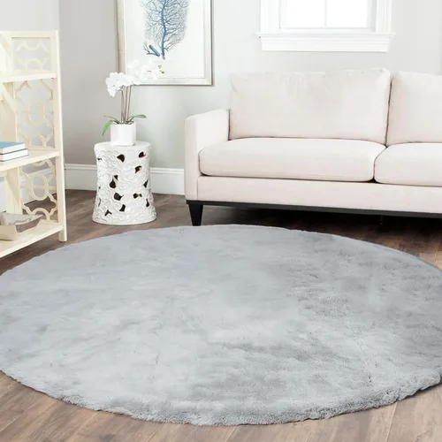 Miniatura 54 de Latepis Alfombra Pequeña Negra Esponjosa 2x3 pies Manta de Piel Sintética de Conejo Alfombra Suave Lavable Alfombras Peludas Shag para Dormitorio