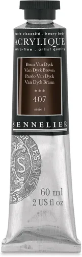 Miniatura 106 de Sennelier Acrílico para artistas extrafinos, 2.0 fl oz, luz verde cromo S3