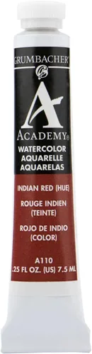 Miniatura 19 de Grumbacher Academy - Pintura de acuarela, 0.25 onzas, tono medio rojo cadmio (A029)