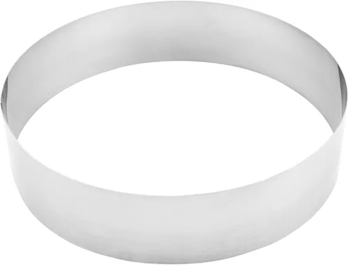 Miniatura 8 de Restaurantware Anillo de horno de 5 x 2.4 pulgadas, 1 anillo redondo para pastel, molde de anillo de acero inoxidable congelable listo para horno