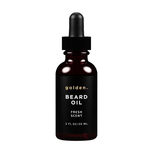 Miniatura 9 de Golden Grooming - Aceite de barba para hombres, acondicionador natural para barba con almendra dulce, jojoba dorada y aceite de argán, suavizante