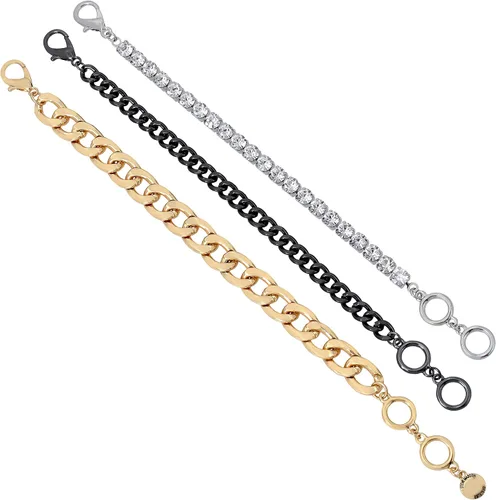 Miniatura 2 de Steve Madden Juego de pulseras de tenis, Metal Vidrio, Sin gemas.