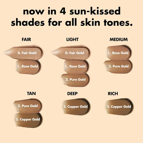 Miniatura 6 de e.l.f. SKIN - Gotas bronceadoras, bronceador líquido para rostro y piel, crea un brillo bañado por el sol, infundido con vitamina E, vegano y libre